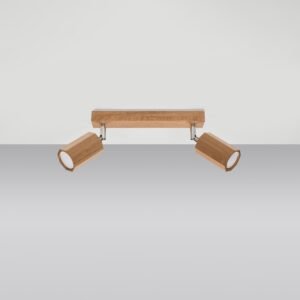 Ceiling Lamp Zeke 2 Oak Track Lighting Great Lighting UK Ltd