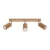 Ceiling Lamp Zeke 3 Oak Track Lighting Great Lighting UK Ltd