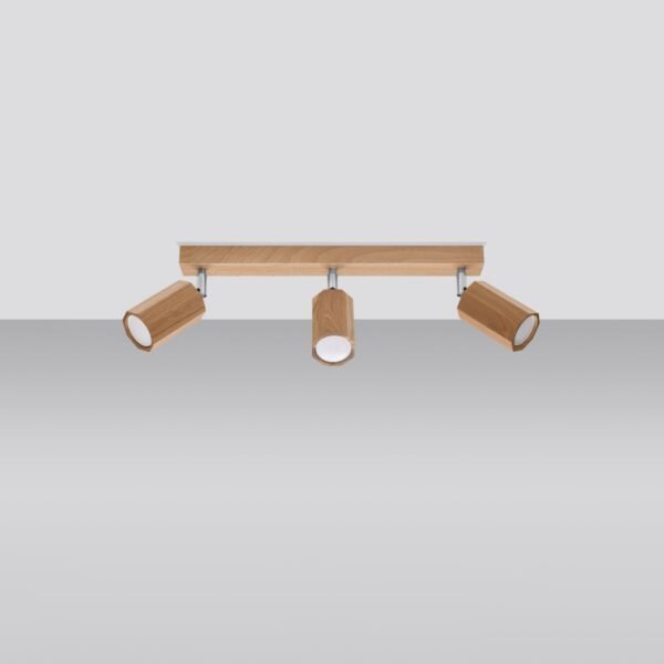 Ceiling Lamp Zeke 3 Oak - Image 2