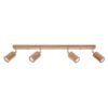 Ceiling Lamp Zeke 4 Oak Track Lighting Great Lighting UK Ltd