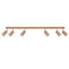 Ceiling Lamp Zeke 6 Oak Track Lighting Great Lighting UK Ltd