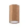 Wooden Pendant Light Zeke 10cm Oak Minimalist Ceiling Lights Great Lighting UK Ltd