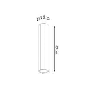 Ceiling Lamp Zeke 30 Oak Single Ceiling Lights Great Lighting UK Ltd