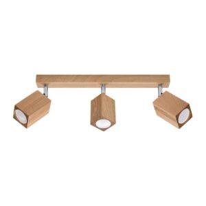 Ceiling Lamp Keke 3 Oak Track Lighting Great Lighting UK Ltd