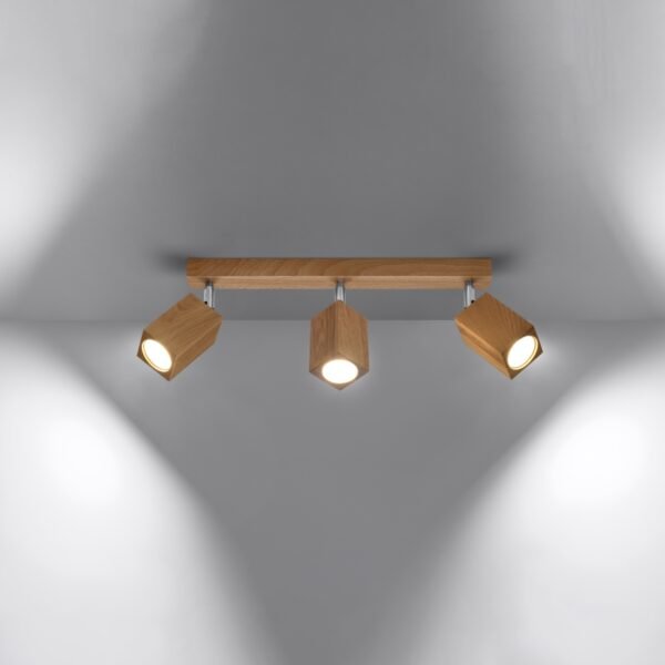 Ceiling Lamp Keke 3 Oak - Image 3