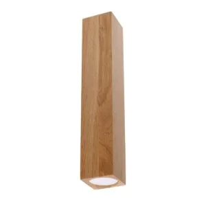 Wooden Ceiling Light Keke 30cm Oak Modern Single Ceiling Lights Great Lighting UK Ltd