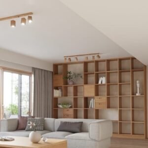 Wooden Kitchen Ceiling Spotlights