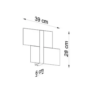 Massimo Wall Light - White Panel Wall Lights Great Lighting UK Ltd
