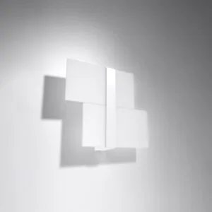 Massimo Wall Light - White Panel Wall Lights Great Lighting UK Ltd
