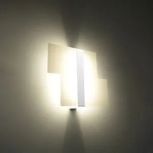 Massimo Wall Light - White Panel Wall Lights Great Lighting UK Ltd