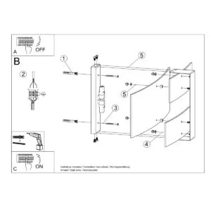 Celia Wall Light - White Hallway Wall Lights Great Lighting UK Ltd