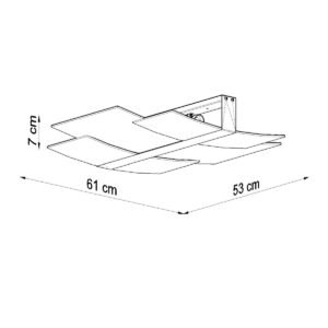 Ceiling Lamp Celia White Single Ceiling Lights Great Lighting UK Ltd