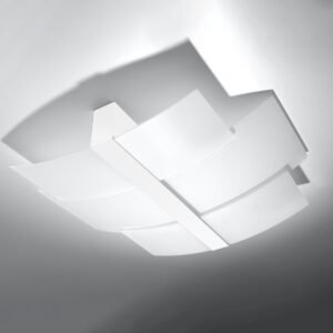 Ceiling Lamp Celia White Single Ceiling Lights Great Lighting UK Ltd