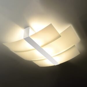 Ceiling Lamp Celia White Single Ceiling Lights Great Lighting UK Ltd