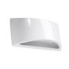 Varnished Wall Lamp Vixen White Gloss Bedroom Wall Lights Great Lighting UK Ltd
