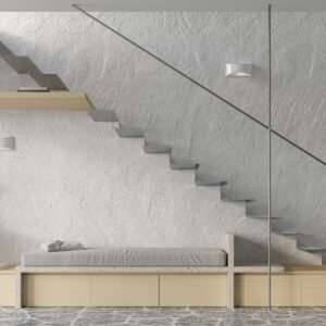 Varnished Wall Lamp Vixen White Gloss Bedroom Wall Lights Great Lighting UK Ltd