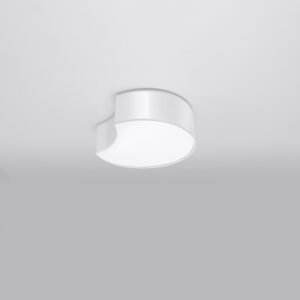 Ceiling Lamp Circle 1 White Large Ceiling Lights Great Lighting UK Ltd