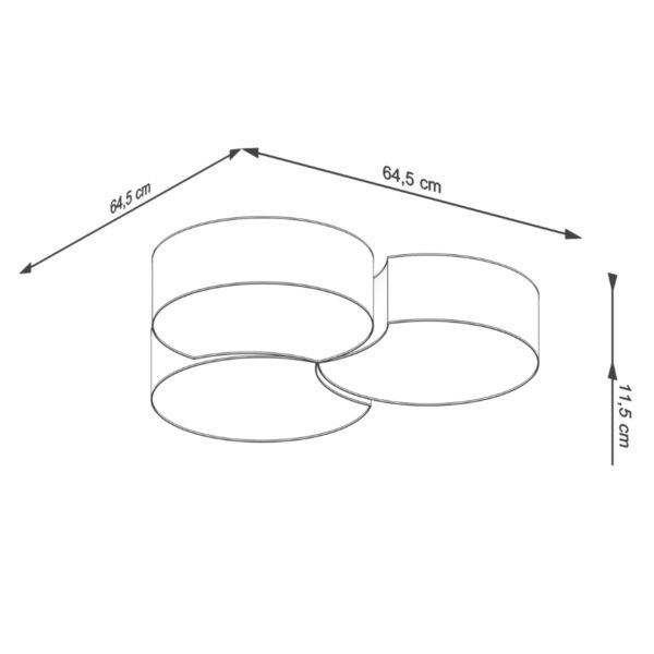 Ceiling Lamp Circle 3b White Cluster Ceiling Lights Great Lighting UK Ltd