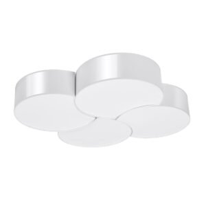 Ceiling Lamp Circle 4 White Cluster Ceiling Lights Great Lighting UK Ltd
