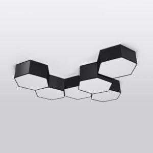 Sunde 13cm Ceiling Light - Black Modern Large Ceiling Lights Great Lighting UK Ltd