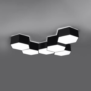 Sunde 13cm Ceiling Light - Black Modern Large Ceiling Lights Great Lighting UK Ltd