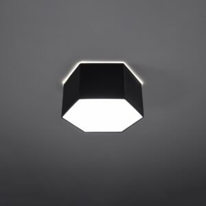 Ceiling Lamp Sunde 15 Black Large Ceiling Lights Great Lighting UK Ltd