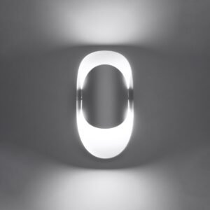Wall Lamp Tear White Single Wall Lights Great Lighting UK Ltd