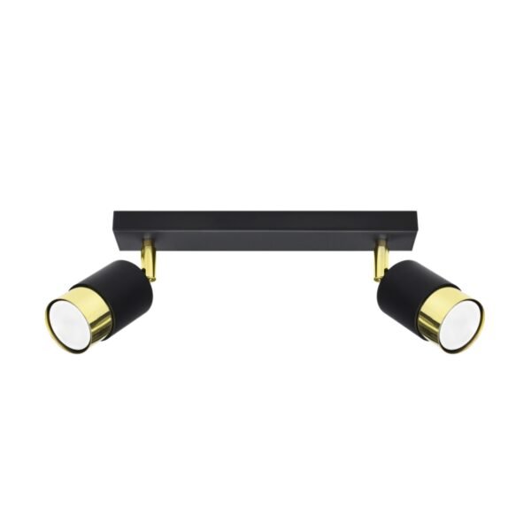 Ceiling Lamp Nero 2 Black/golden
