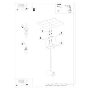 Ceiling Lamp Norano Black Single Ceiling Lights Great Lighting UK Ltd