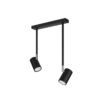 Ceiling Lamp Norano 2 Black Kitchen Track Lighting Great Lighting UK Ltd