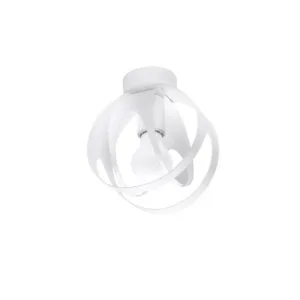 Tulos Ceiling Light - White Modern Single Ceiling Lights Great Lighting UK Ltd