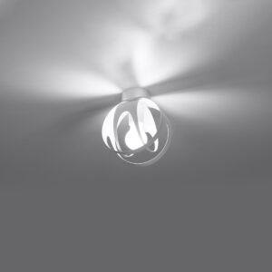 Ceiling Lamp Tulos White Single Ceiling Lights Great Lighting UK Ltd