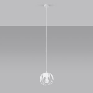 Pendant Lamp Tulos 1 White Modern Single Pendants Great Lighting UK Ltd