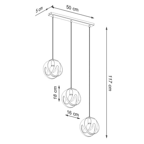 Pendant Lamp Tulos 3l White - Image 4