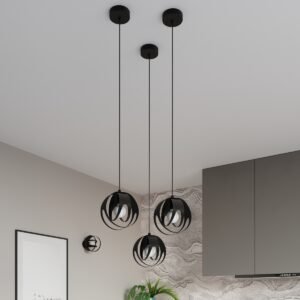 Ceiling Lamp Tulos Black Single Ceiling Lights Great Lighting UK Ltd