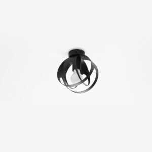 Ceiling Lamp Tulos Black Single Ceiling Lights Great Lighting UK Ltd