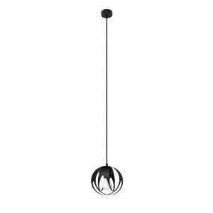 Tulos Single Pendant - Black Small Pendant Lights Great Lighting UK Ltd