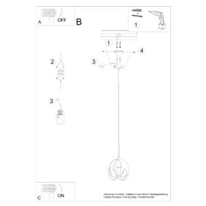 Pendant Lamp Tulos 1 Black Modern Single Pendants Great Lighting UK Ltd