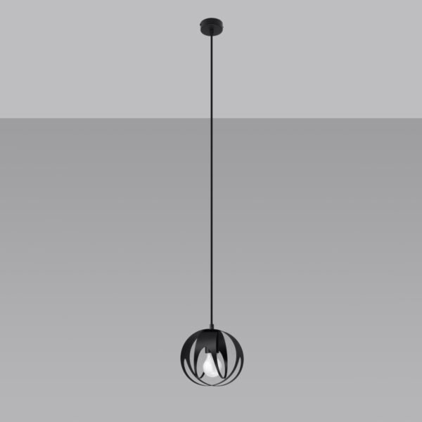 Pendant Lamp Tulos 1 Black - Image 2