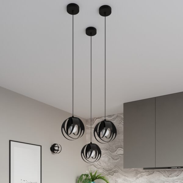 Pendant Lamp Tulos 3l Black - Image 5