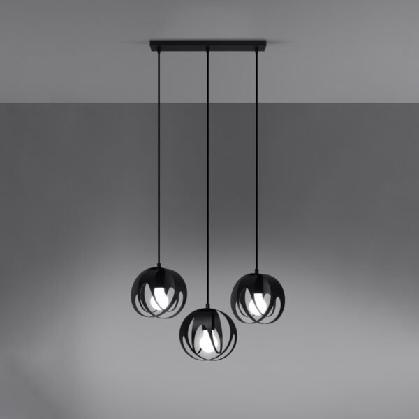 Pendant Lamp Tulos 3l Black - Image 3