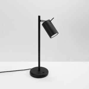 Table Lamp Ring Black Modern Table Lamps Great Lighting UK Ltd
