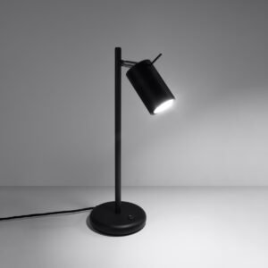 Table Lamp Ring Black Modern Table Lamps Great Lighting UK Ltd
