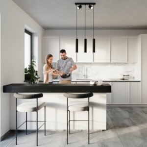 Pendant Lamp Ring 3 Black Multi Pendants Great Lighting UK Ltd