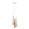Pendant Lamp Sula 3p Natural Wood Bedroom Pendant Lights Great Lighting UK Ltd