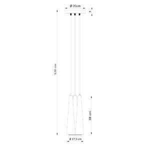 Pendant Lamp Sula 3p Natural Wood Multi Pendants Great Lighting UK Ltd