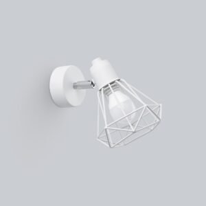 Wall Lamp Artemis 1 White Single Wall Lights Great Lighting UK Ltd