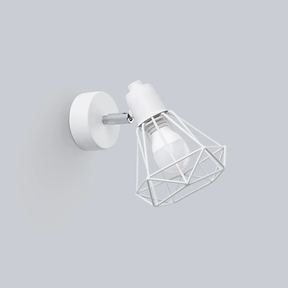 Artemis Wall Light - Single / White Modern Adjustable Wall Lights Great Lighting UK Ltd
