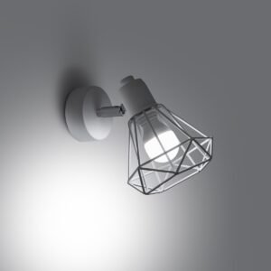 Wall Lamp Artemis 1 White Single Wall Lights Great Lighting UK Ltd
