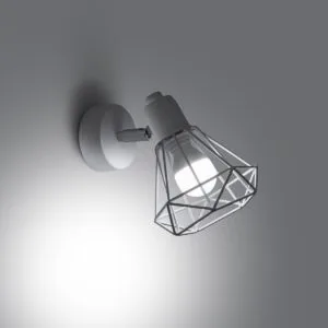 Artemis Wall Light - Single / White Modern Adjustable Wall Lights Great Lighting UK Ltd